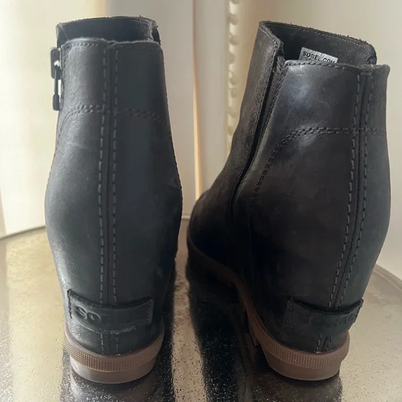SOREL Jones of Arctic wedge bootie blackened brown size 9 - Picture 5 of 8